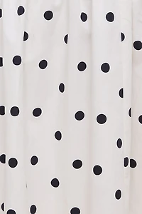 Drop Waist Poplin Midi Skirt