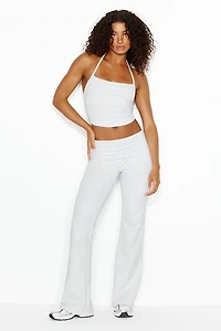 StretchTerry™ Foldover Bootcut Pants