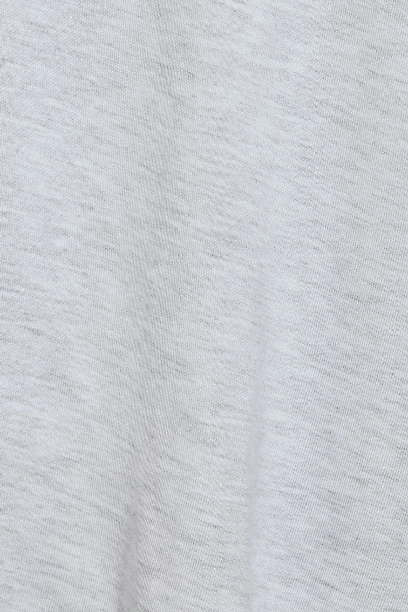 Wide Boat Neck Banded Tee