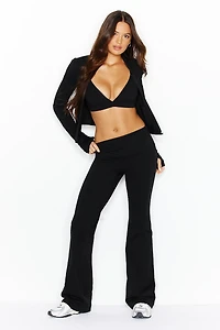 Active Shirttail Zip Top
