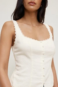 Camisole en lin