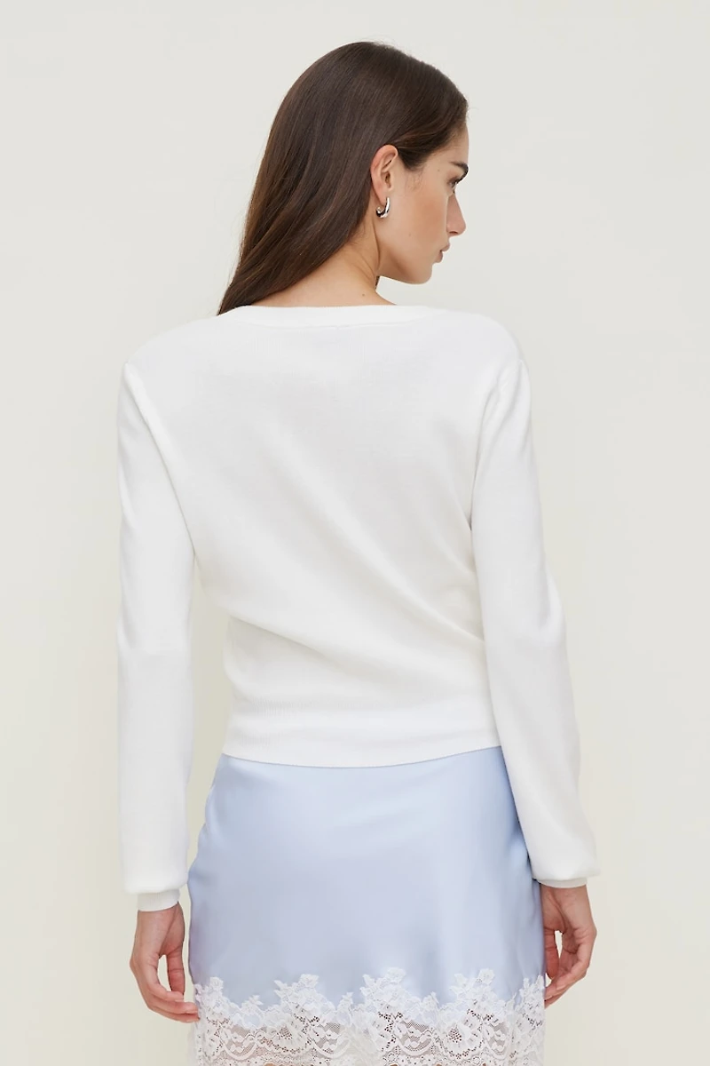 Rebecca Crewneck Cardigan