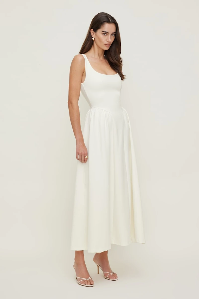 Robe maxi en point de Rome Irina
