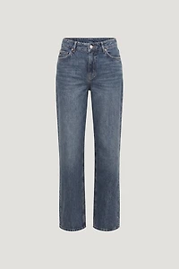 Mika Mid Rise Relaxed Straight Leg Jeans