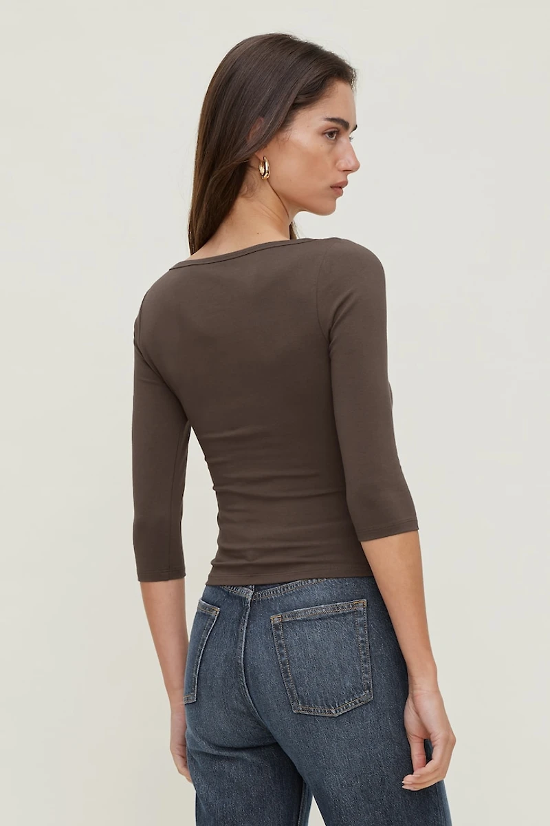 Maude Cotton Spandex T Shirt