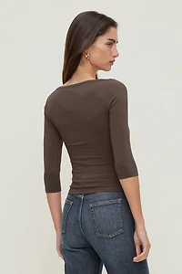 Maude Cotton Spandex T Shirt
