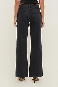 Jules Relaxed Low Rise Straight Leg Jeans