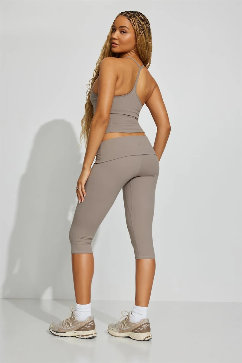 Active Foldover Capris