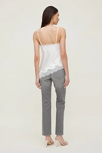 Frenchie High Rise Slim Leg Jeans