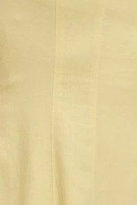 Ivory Linen Mini Dress