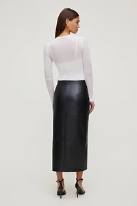 Sheer Layered Cami and Long Sleeve T Shirt