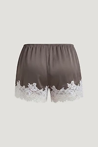 Lace Satin Shorts