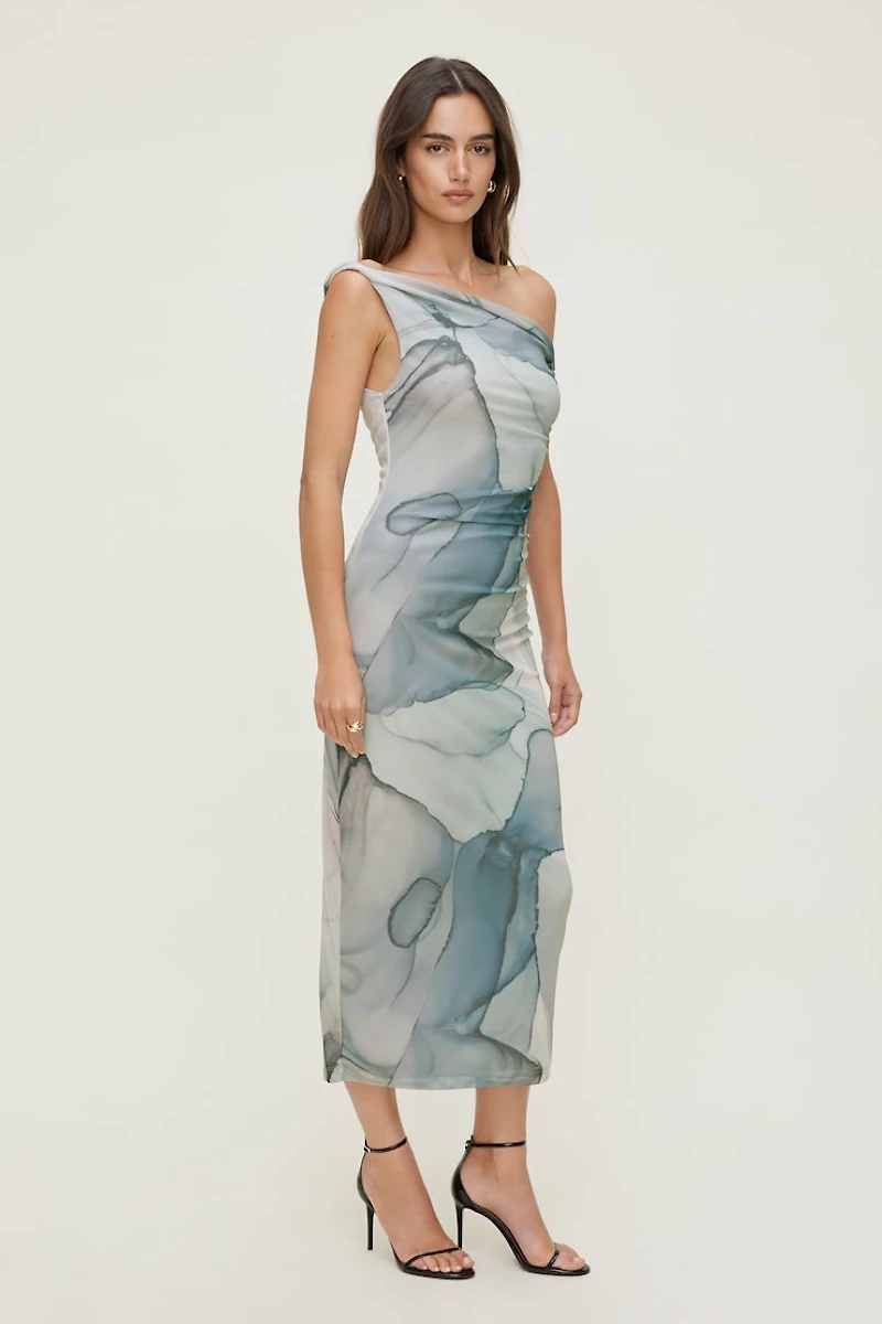 Robe midi en maille Jayde