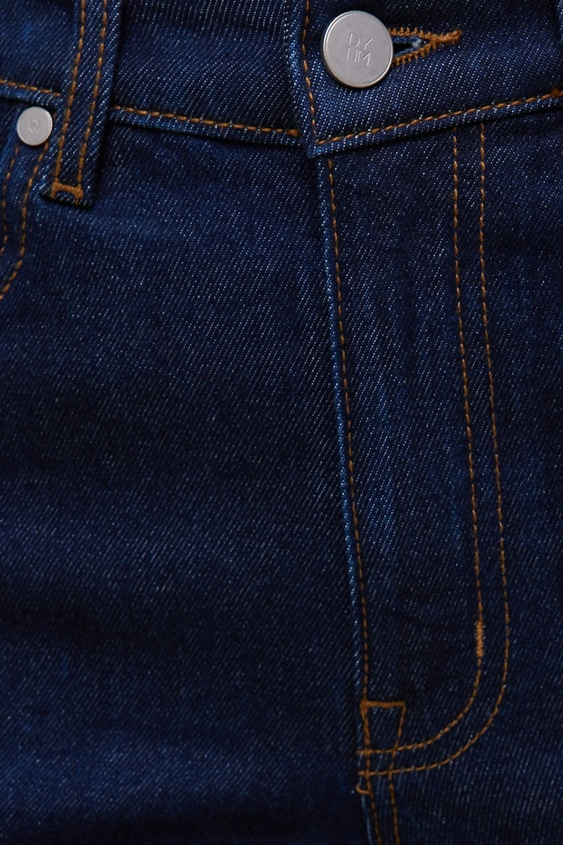 Jean Heidi extensible à taille haute et jambe large