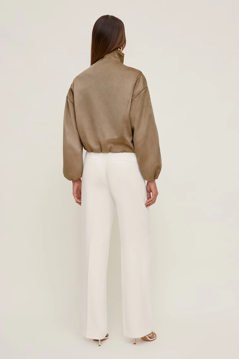 Camelia Crepe Straight Leg Pants