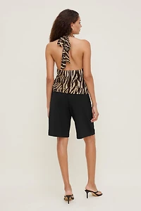 Vea Georgette Halter Top