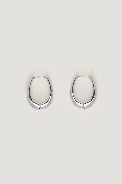 Oval Hoop Earrings