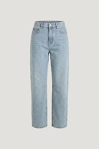 Theo Mid Rise Barrel Leg Jeans
