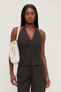 Linen Halter Vest