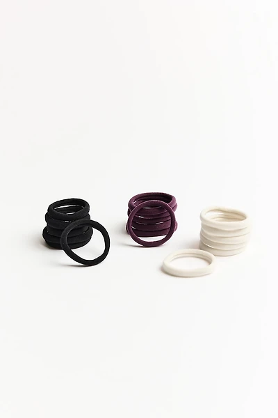 Pack of 18 Seamless Hair Elastics
