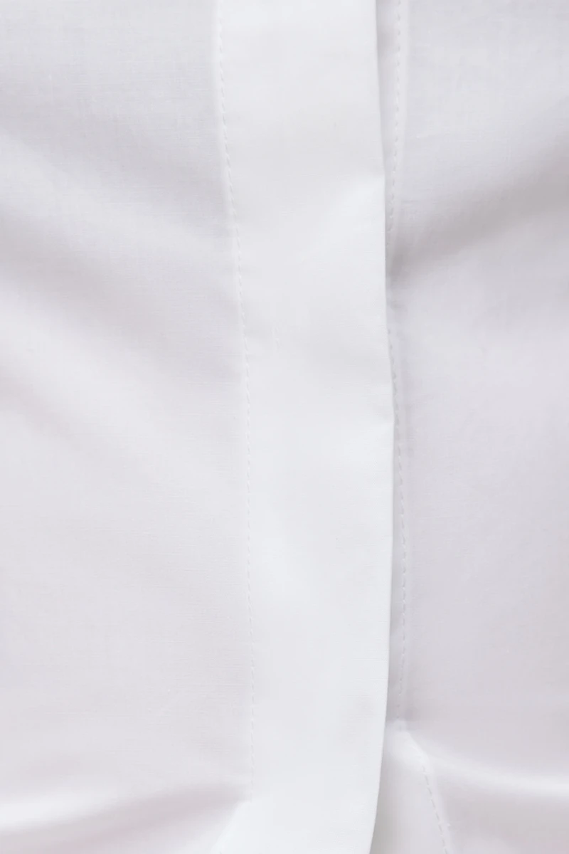 Chemise à dos cintré en popeline