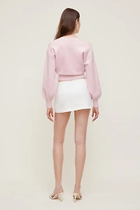 Balloon Sleeve Cardigan