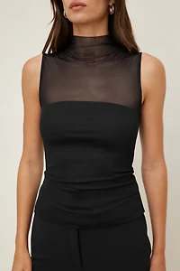 Sheer Mesh Tank Top
