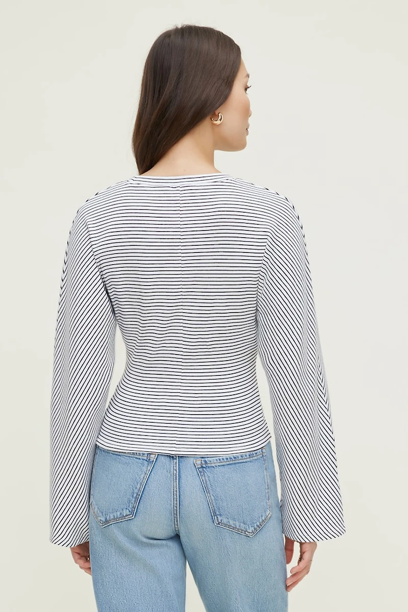 Striped Dolman Heavy Cotton Top