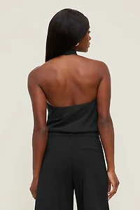 Buckle Halter Top