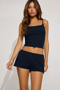 Waffle Picot Shorts