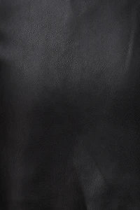 Stacie Faux Leather Mini Skort
