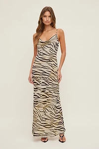 Robe style nuisette maxi Alessia
