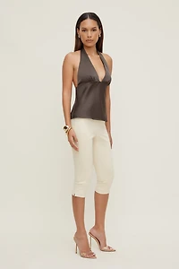 Vea Satin Halter Top