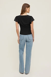 Heidi High Rise Wide Leg Jeans