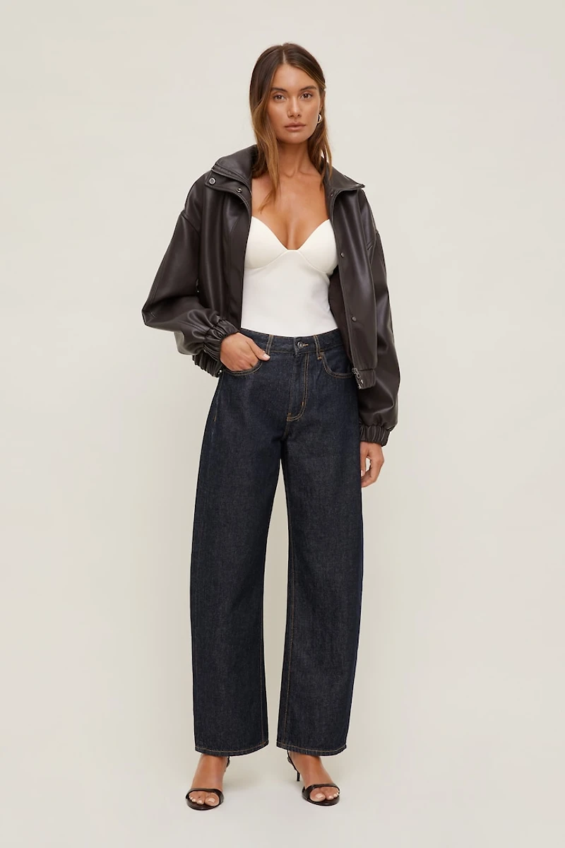 Kennedy High Rise Barrel Leg Jeans