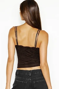 Double Layer Lace Cami Top