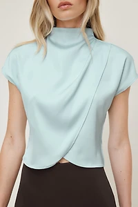 Ella Layered Satin Blouse