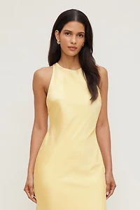 Andy Satin Maxi Dress