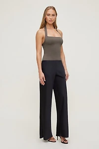 Square Neck Halter Sweater