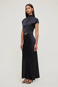 Ella Layered Satin Blouse