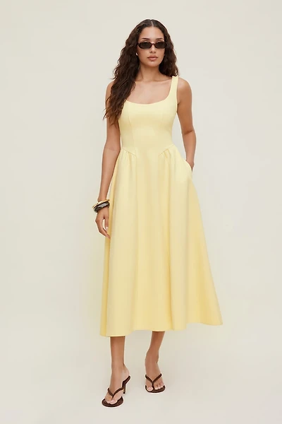 Irina Ponte Midi Dress