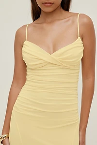 Delphi Mesh Maxi Dress