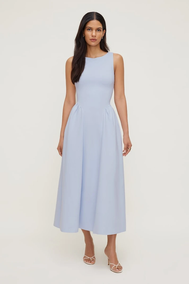 Iris Ponte Midi Dress