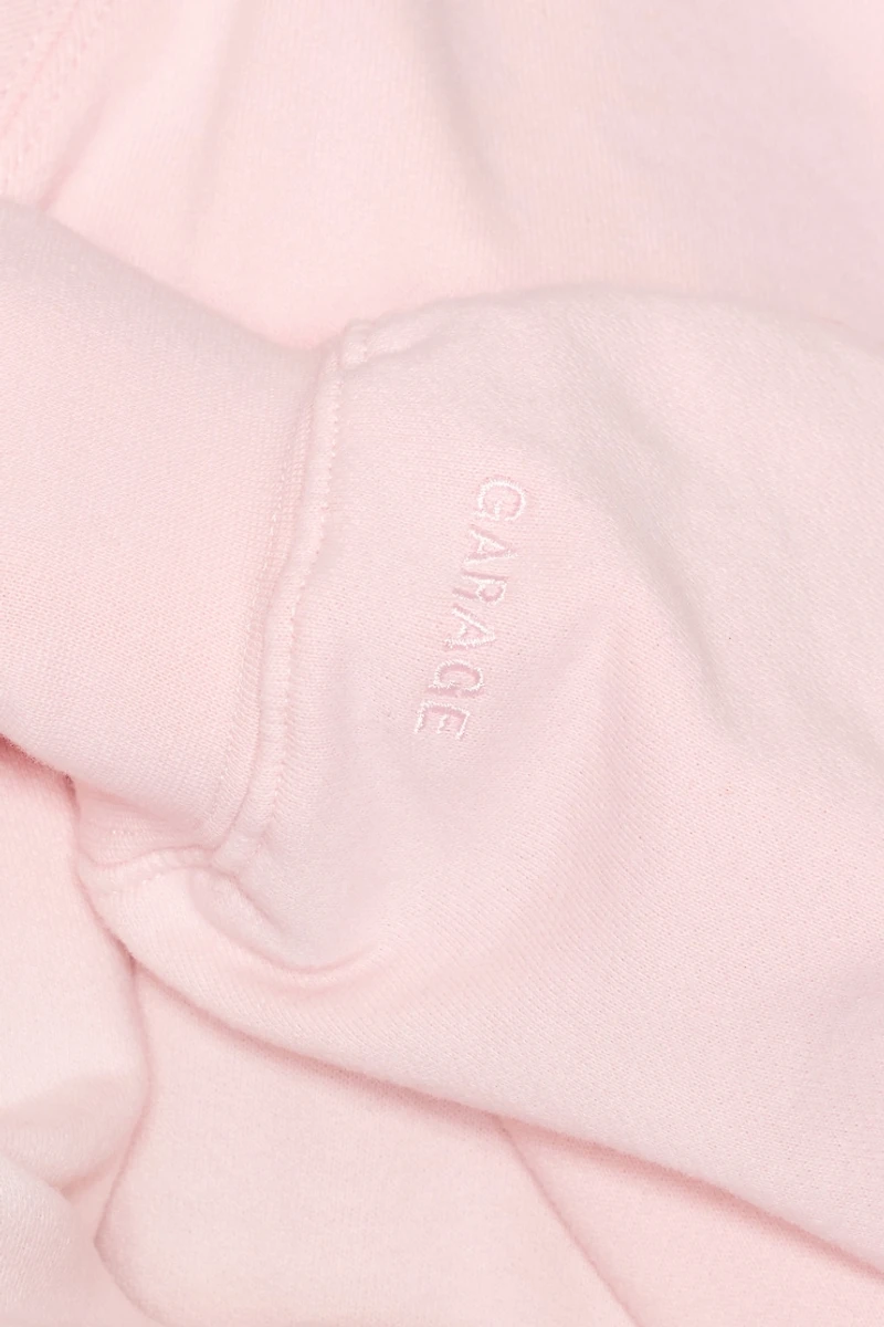 SoftTerry™ Raw-Edge Off Shoulder Sweatshirt
