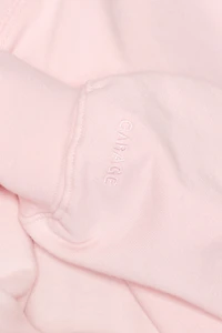 SoftTerry™ Raw-Edge Off Shoulder Sweatshirt
