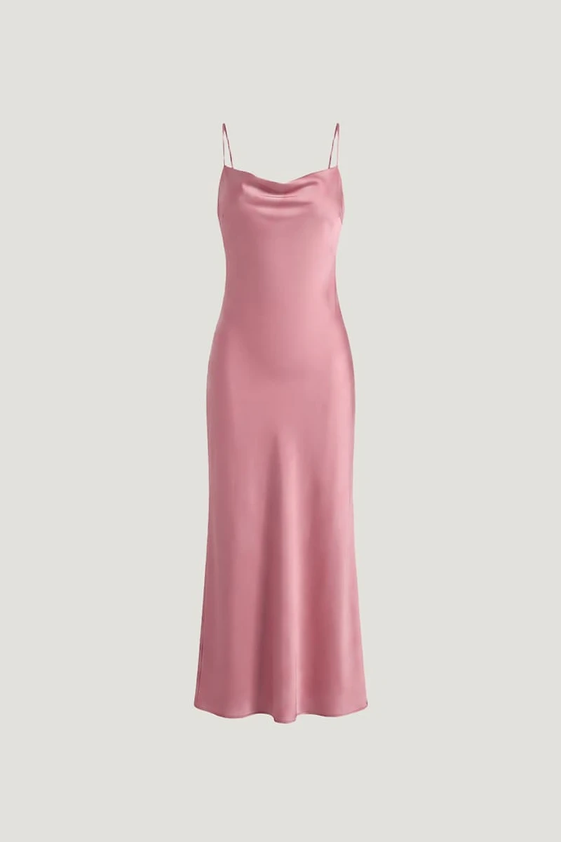 Aubrey Satin Maxi Dress