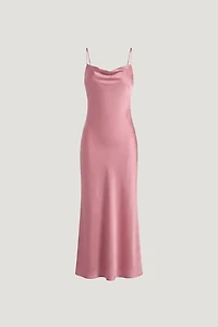 Aubrey Satin Maxi Dress