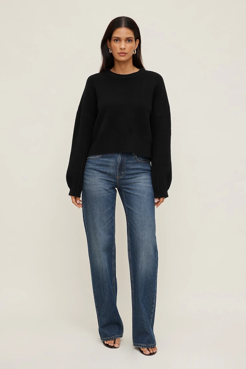 Rylie Balloon Sleeve Sweater