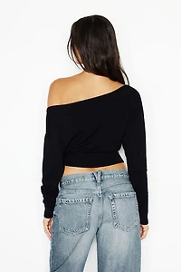 Off Shoulder Reset Long Sleeve Top