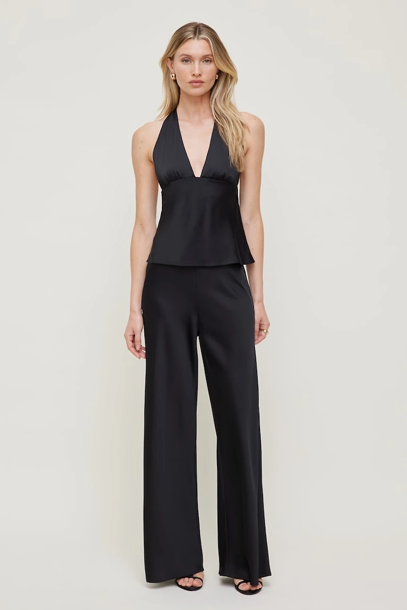 Satin Halter Top